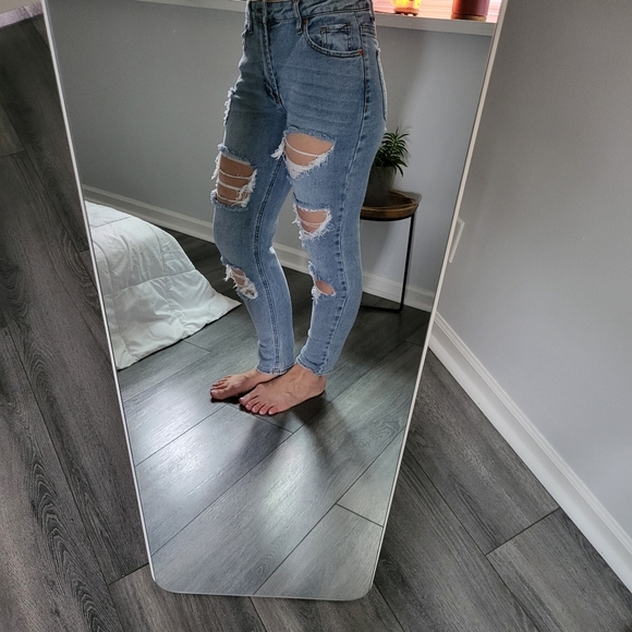 90s distressed high rise summer mom jeans - Picture 7 of 12